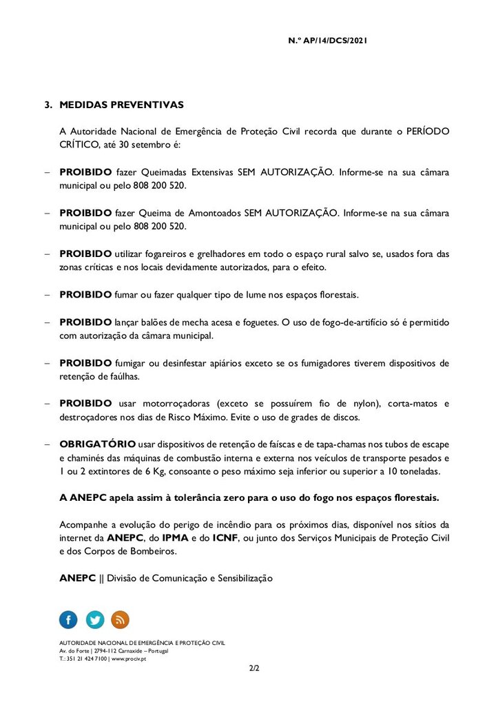 AVISO &Agrave; POPULA&Ccedil;&Atilde;O